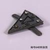 Hebilla decorativa triangular larga de 18 mm para equipaje, zapatos, hebilla de pin, accesorios de ropa, zapatos, LOGO, fábrica, venta al por mayor