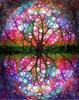 Pintura de diamantes 5D de Amazon, con diseño de atardecer, luna, planta, árbol y paisaje, pintura decorativa DIY, fabricantes, venta al por mayor, superventas