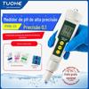 Detector de pH portátil 0,1 precisão caneta testadora de pH detecção de qualidade da água de aquário medidor de pH caneta de pH