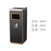 Cubo de Cenizas de Venta Caliente Vestíbulo de Hotel Papelera de Acero Inoxidable de Alta Gama con Cenicero Pasillo de Empresa Entrada de Ascensor Comercial