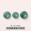 Colgante de paz de piedra natural, finamente tallado, regalo para el Festival Qixi, colgante de paz de ágata de cristal, accesorios para joyería DIY