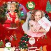 Cross-border Novo desenho animado tatuagem de natal fofo presente de natal crianças desenho animado festa divertida decoração adesivo