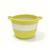 Cesta de Almacenamiento Tejida con Cuerda de Algodón para Uso Doméstico, Cesta Plegable para Juguetes Infantiles, Cesta de Almacenamiento para Ropa y Artículos Varios de Dormitorio, Cesta de Almacenamiento para Mamá y Bebé