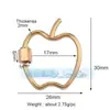 Acessórios para joias DIY mosquetão de parafuso micro-incrustado de cobre puro fivela ajustável para pulseira e colar