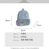 Nova Bolsa Ita Mochila Transparente Ensino Médio Grande Capacidade Mochila para Estudante Universitário Insígnia PU Bolsa Ita Mochila Feminina