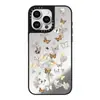 Flor Retro para Capa de Celular Apple 16Pro Max Popular na Internet iPhone15 Resistente a Quedas 14Pro Novo 12