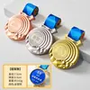 Medallas de Metal y Cristal Personalizadas para Estudiantes, Escuelas, Competiciones de Maratón, Grabado de Medallas de Oro, Fabricación de Premios, Producción de Regalos Empresariales