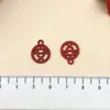 Surtido de 30 suministros de boda de bendición de fortuna roja estilo chino, colgante DIY, caja de dulces, llavero, accesorios de joyería