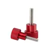 Manija de Tornillo de Giro Manual de Aleación de Aluminio, Tornillo de Acero Inoxidable 304, Manija de Perno Pasante Moleteado de Cabeza Alta, Tornillo Cilíndrico Tipo T