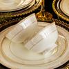 Vajilla de Cerámica Platos y Platos Combinación Hogar Jingdezhen Jingusi Porcelana Fina Juego de Cuencos y Palillos Regalo de Empresa Venta al por Mayor