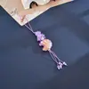 Color Caramelo de Verano Luna en Relieve Cámara CCD Colgante Adorno Flor Fresca Cuentas Lanyard para Teléfono Bolso Colgante Pequeño
