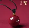Colgantes de Cinabrio Natural al por Mayor para Hombres y Mujeres, Semillas de Acacia, Colgantes de Arena Dorada Púrpura, Collares de Pareja, Regalos Sencillos