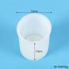 Molde de resina de gota de cristal DIY, molde de silicona de espejo para portavelas de gota de resina, grande, mediano, pequeño, bandeja para velas de aromaterapia, molde de silicona de espejo