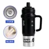Taza aislada de acero inoxidable con revestimiento cerámico al por mayor de fábrica, taza para beber de doble uso, taza de hielo multicolor elegante y moderna