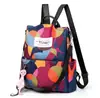 Mochila Antirrobo Nueva Transfronteriza para Mujer Versátil de Tela Oxford Estudiante Bolsa Escolar Versión Coreana Gran Capacidad Mochila de Almacenamiento para Viajes