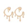 Explosiones de Verano Transfronterizas Moda Versátil Karst Gotas de Agua Diseño de Nicho Sentido Popular en Internet Simple Estilo Frío Aretes Spice Girls