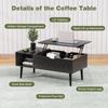 Comercio Exterior Europeo y Americano Amazon Más Vendido Muebles de Panel Transfronterizo Sala de Estar Mesa de Café Elevable Fábrica Venta al por Mayor Mesa de Café