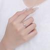 Transmisión en vivo transfronteriza de anillo liso de moda de alta gama nuevo diseño simple de nicho anillo abierto para mujer joyería al por mayor