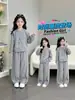 Conjunto Deportivo de Otoño para Niñas 2026 Nuevo Estilo Súper Elegante y de Moda Sudadera Conjunto Casual de Dos Piezas para Primavera y Otoño