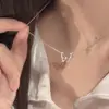 Novo Colar de Pérola do Amor em Prata de Lei S925 para Mulheres, Corrente de Clavícula da Moda que Não Desbota, Corrente de Pescoço Versátil de Nicho de Alta Qualidade