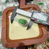 Pingente Ruyi verde brilhante de Jadeíta A natural para mulheres, acessório da moda, pingente decorativo versátil para DIY