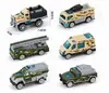 1:64 modelo de coche deslizante aleación coche de ingeniería coche de policía de bomberos coche de juguete para niños puesto del mercado mayorista