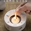 Velitas de Té Blancas Sin Humo Calentamiento de 3 Horas para Comida y Comidas Vela para Asar Uso en el Hogar Velita Calentadora Propuesta Romántica Vela de Cumpleaños