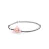 Panjia Cobre Branco Banhado a Prata Base de Fivela de Pulseira Corrente Osso de Cobra Nicho Versátil Acessórios de Joalheria DIY Pulseira