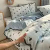 Juego de colcha acolchada de terciopelo de leche para invierno, incluye una funda de edredón de forro polar coral engrosada y cálida, ropa de cama de forro polar reversible de una sola pieza