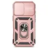 Capa de Celular Transfronteiriça Novo Modelo Design Simples com Janela Deslizante Adequada para Apple Ip17 Ring Pro Suporte 17Air Carro Montagem Magnética