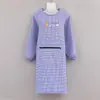 Bata con Mangas Monos de Trabajo para Mujer de Algodón Largos Anti-Desgaste Cocina Hogar Trabajo Ropa de Trabajo Anti-manchas y Anti-aceite