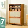 Zapatero, estante para zapatos, gabinete de almacenamiento a prueba de polvo, solución de almacenamiento simple para entrada interior del hogar, gran capacidad, multicapa