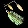 Seis gatos 13g JIG señuelo de cebo falso con barba lentejuelas compuestas lentejuelas anti-enganche de fondo señuelo duro equipo de pesca señuelo