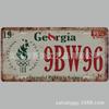 Artesanías de Metal Retro Europeas y Americanas Pinturas de Hierro Placa de Licencia Bar Cafetería Hogar Colgantes de Pared Decorativos Personalizados