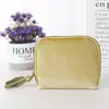 Bolsa de Almacenamiento Simple de Lujo Ligero con Borla y Cremallera, Bolsa de Felpa con Anillo Colgante, Bolsa para Joyería, Bolsa Portátil para Almacenamiento de Joyería
