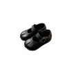 Colección Otoño 2026: Elegantes Zapatos de Princesa Retro para Niñas Pequeñas, Estilo Coreano, Versátiles y Elegantes Zapatos Individuales de Cuero para Niñas