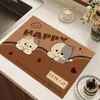 Tierra de Diatomeas Dibujos Animados Tapete Drenante para Encimera de Cocina Simple Hogar Vajilla Tazón y Plato Tapete Absorbente Barra de Cocina Tapete de Goma