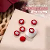 Año Nuevo Rojo Lunares Lazo Arte de Uñas Joyería Rojo Chino Carácter de Bendición Lingote Propicio Deseoso Accesorios de Uña Portátiles
