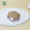 Caja de Polvo Nueva Shanyi con Forma de Diamante de Doble Capa Galvanizada, Tapa Abatible, Material de Empaque para Polvo, Caja de Empaque de Plástico para Polvo con Espejo