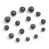 Cuentas Redondas de Ébano con Hilo de Plata, Cuentas de Madera de Nube Auspiciosa, Cuentas Espaciadoras, Cuentas Budistas para DIY, Accesorios para Joyería Hechos a Mano, Cuentas Sueltas para Manualidades