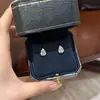 Exquisitos Pendientes de Gota de Agua Brillantes para Mujer, Lujo Accesible, Pendientes de Circonita de Alta Gama, Accesorios de Diseño Pequeños y Versátiles