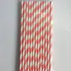 Punto Degradable Desechable Color Creativo Fiesta Decoración Rayado Bebida Papel Popote