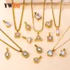 Colgante Individual Moda Transfronteriza Cielo Estrellado Colgante Simple Geométrico Cuadrado Triángulo Gota de Agua Zirconia Colgante Accesorios