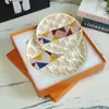 Série Oge Aijia Prato de Jantar Ocidental Prato Duplo Louça Doméstica Prato de Porcelana Óssea 8 polegadas 10 polegadas Pratos Caixa de Presente