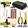 Kit de Reparo de Pneu de Emergência para Carro Tiras Selantes a Vácuo para Pneus Ferramentas de Reparo Rápido Kit de Ferramentas de Reparo Automotivo para Motocicleta