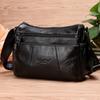 Bolsa Feminina Transversal de Couro Genuíno Transfronteiriça Bolsa Transversal de Couro de Vaca Bolsa Transversal Feminina Bolsa de Ombro Bolsa Feminina Bolsa para Idade Média Bolsa de Ombro para Mãe