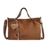 Bolso de Mano de Felpa y Gamuza Retro de Nicho para Mujer 2026 Principios de Otoño Elegante Versátil Gran Capacidad para el Trabajo en Hombro Cruzado