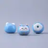 Cerámica Suerte Colorido Gato DIY Hecho a Mano Pulsera de Cuentas Collar Llavero Colgante Material de Joyería Accesorios Accesorios