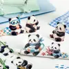 Serie Colección de Mascotas Lindas Pegatinas Planas Impermeables Tema de Animales de Dibujos Animados PET Pegatinas de Decoración Material para Diario Personalizado