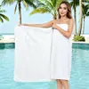 Conjunto de Presente Casal de Toalha e Toalha de Banho em Fleece Coral Tricotado, Conjunto de Toalhas Macias Absorventes Quentes em Fleece Atacado
